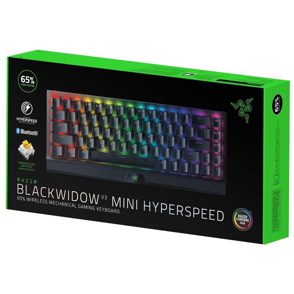 Клавиатура Razer BlackWidow V3 Mini Hyperspeed (Yellow Switch) - RZ03-03890700-R3R1 - фото 5