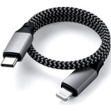 Кабель USB Type-C - Lightning, 0.25м, Satechi ST-TCL10M