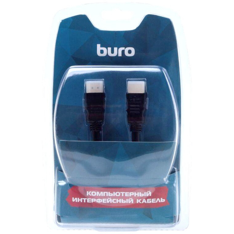 Кабель HDMI - HDMI, 5м, Buro BHP RET HDMI50-2 - фото 2
