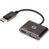 Переходник DisplayPort (M) - HDMI/VGA (F), VCOM CG640M-0.15