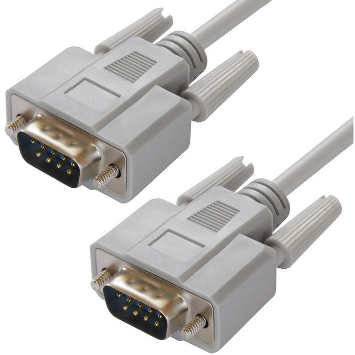 Кабель COM (M) - COM (M), 5м, Greenconnect GCR-DB9CM2M-5m