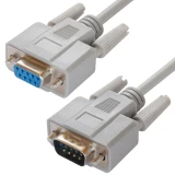 Кабель удлинительный COM (M) - COM (F), 1.8м, Greenconnect GCR-DB903-1.8m