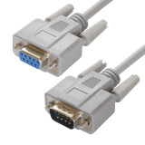 Кабель удлинительный COM (M) - COM (F), 1м, Greenconnect GCR-DB9CM2F-1.0m