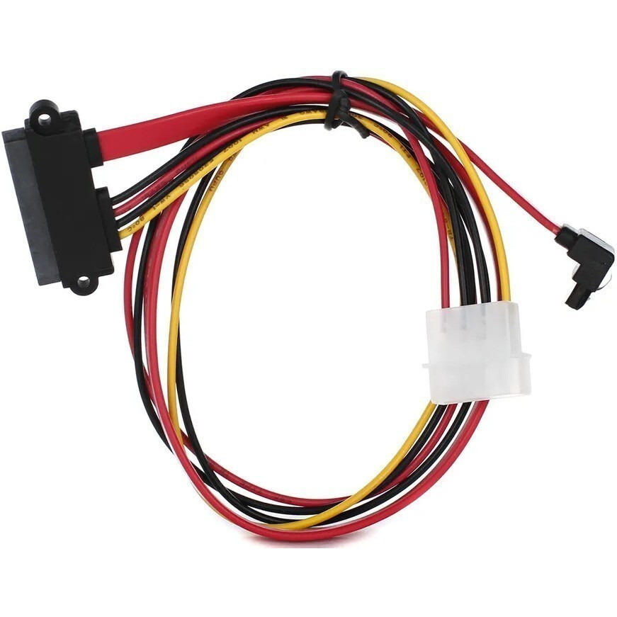 Кабель SATA + Molex - SATA Slimline, 0.45м, VCOM VHC7702