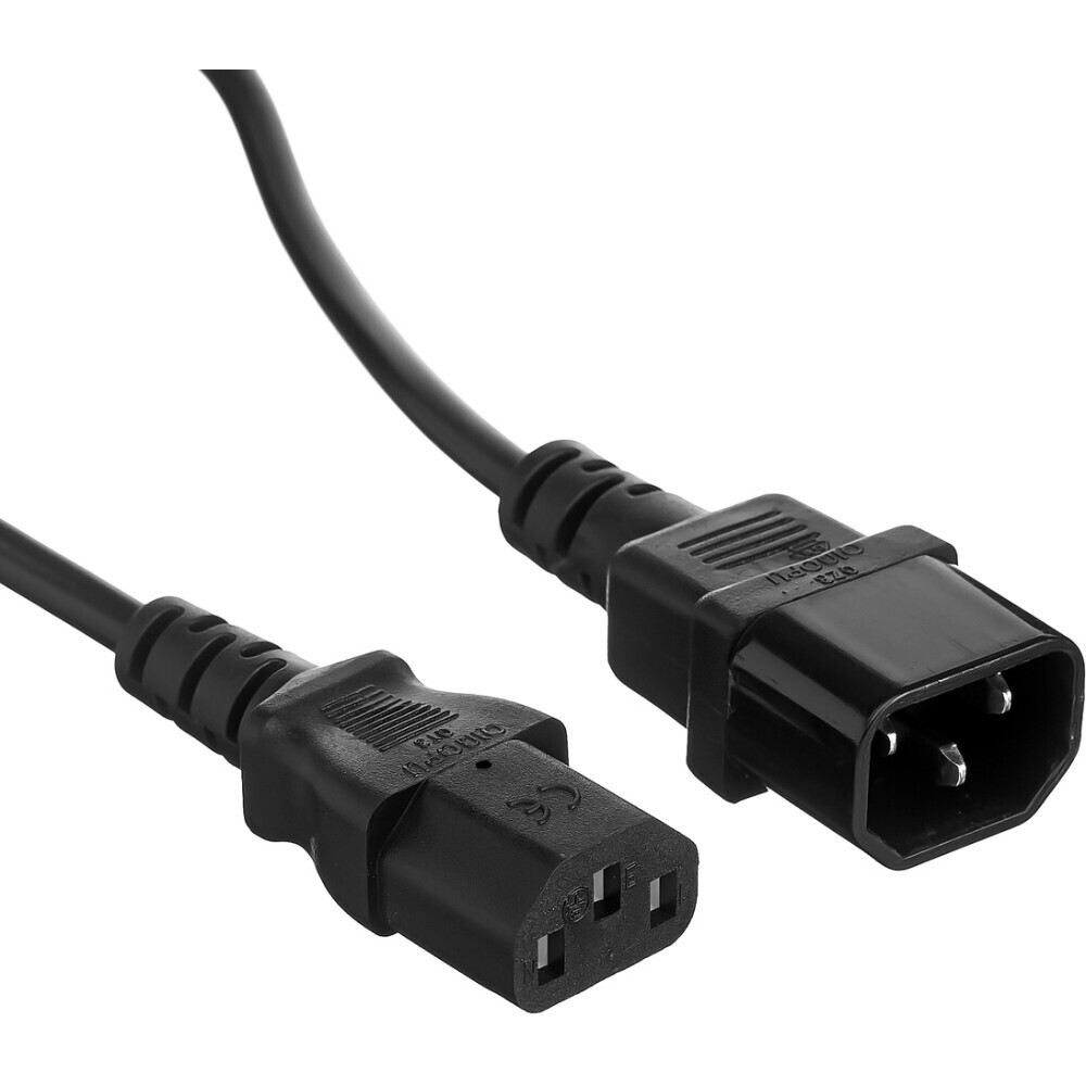 Кабель питания C13 - C14, 1м, ExeGate EP280622RUS