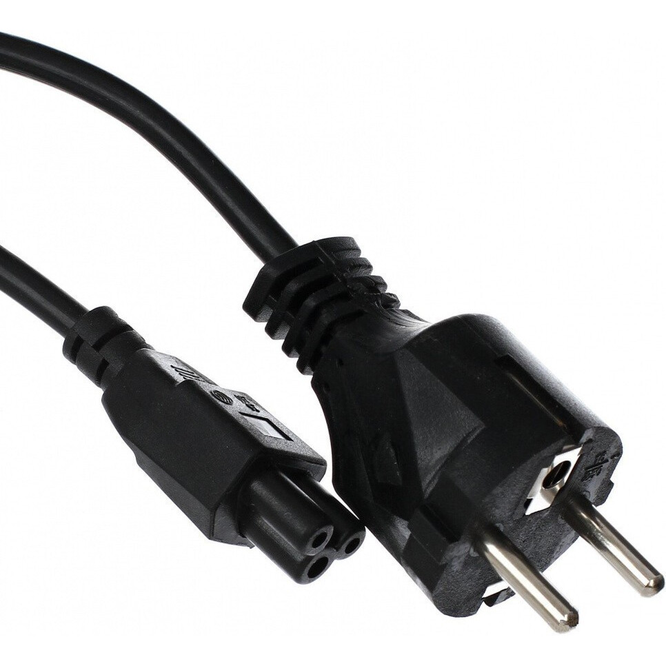 Кабель питания Schuko - C5, 1.8м, Telecom TP022-IEC320-C5/SHM-1.8-BK