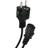 Кабель питания Schuko - C14, 1.8м, Telecom TE021-CU0.75-1.8M