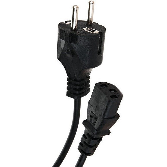 Кабель питания Schuko - C14, 1.8м, Telecom TE021-CU0.75-1.8M