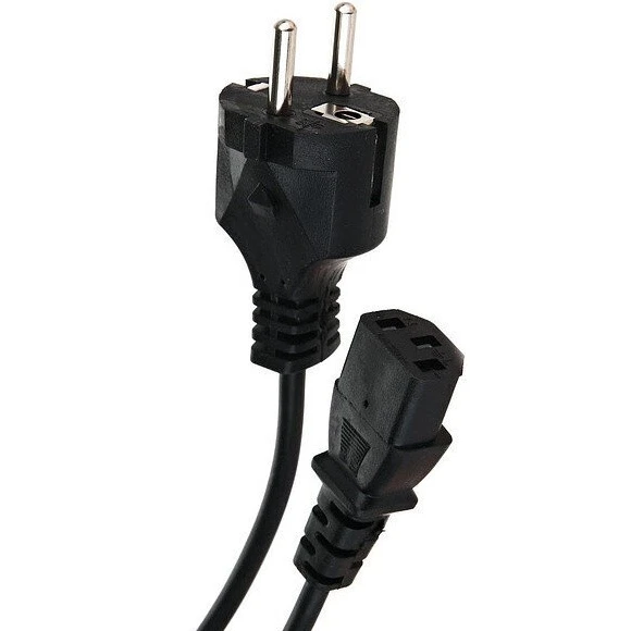 Кабель питания Schuko - C13, 3м, Telecom TE021-CU0.75-3M - TE021-CU-0.75MM-POWER-CORD-3.0M