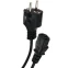 Кабель питания Schuko - C13, 3м, Telecom TE021-CU0.75-3M - TE021-CU-0.75MM-POWER-CORD-3.0M