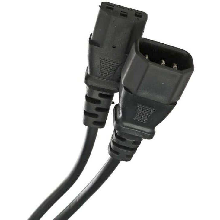 Кабель питания C13 - C14, 3м, Telecom TE001-CU0.75-3M - фото 2