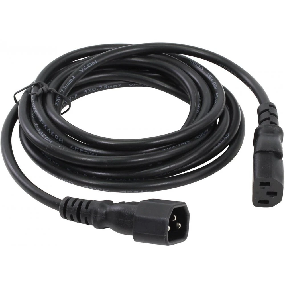 Кабель питания C13 - C14, 1.8м, VCOM CE001-CU0.75-1.8M