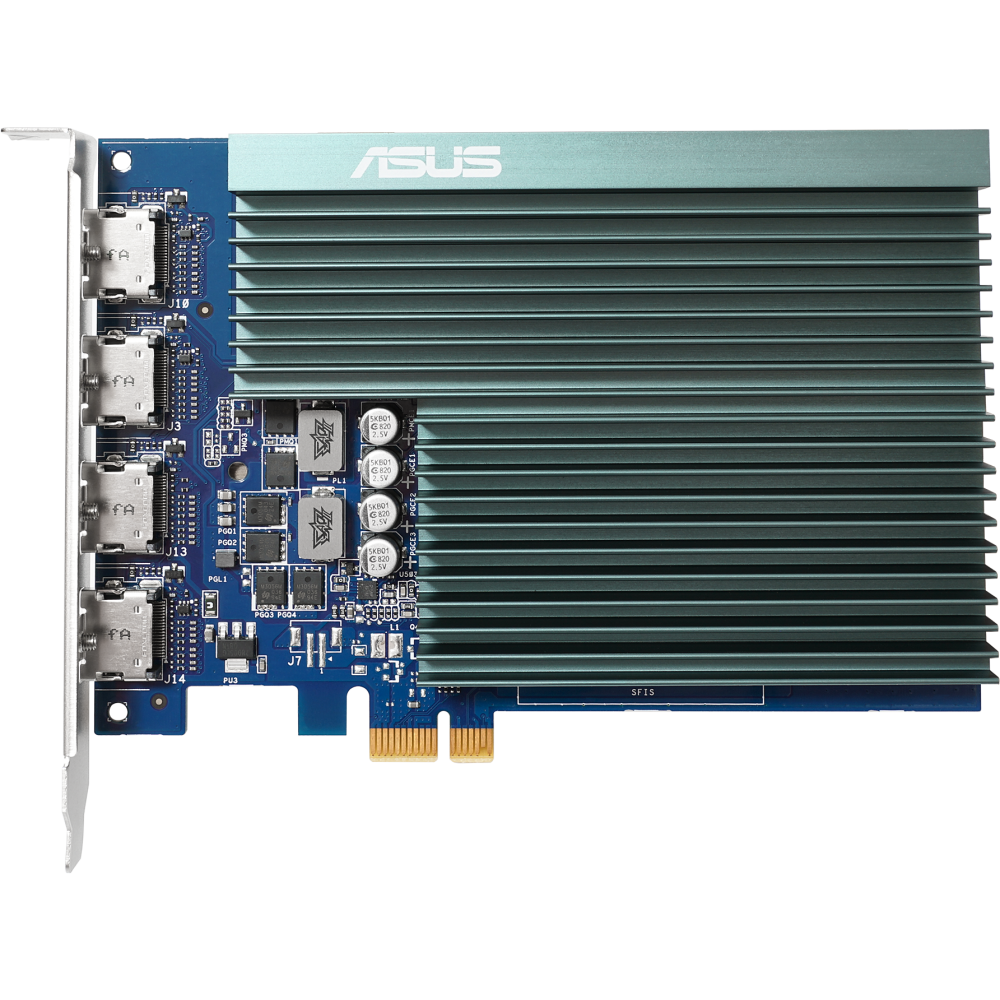 ASUS GT730-4H-SL-2GD5 ② Видеокарта NVIDIA GeForce GT 730 ASUS 2GB (GT730-4H-SL-2GD5