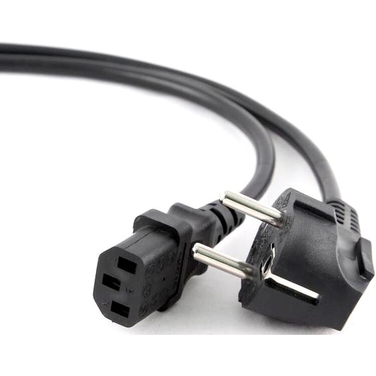 Кабель питания Schuko - C13, 3м, Wize CAC10-EU-C13-3M