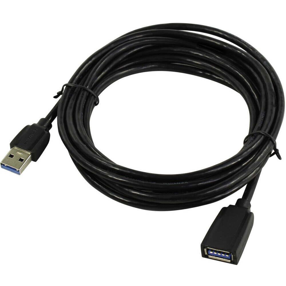Кабель удлинительный USB A (M) - USB A (F), 3м, Vention VAS-A45-B300