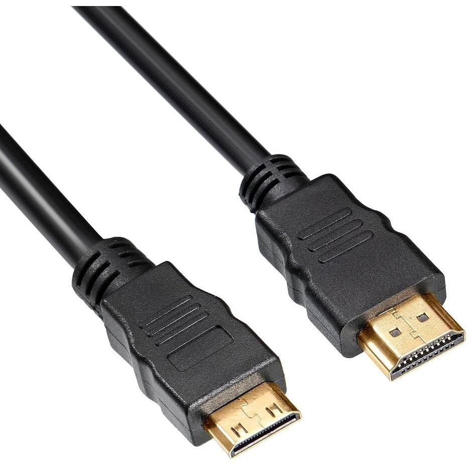 Кабель HDMI - Mini HDMI, 3м, Buro BHP-MINHDMI-3