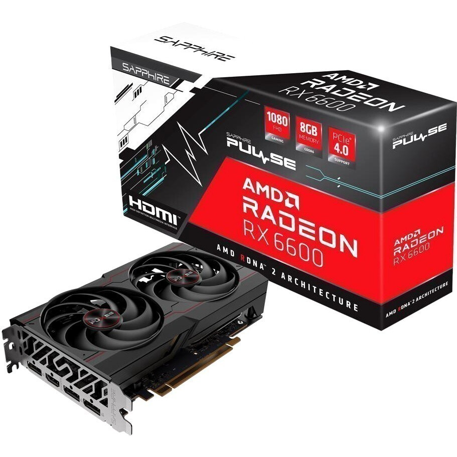 Видеокарта AMD Radeon RX 6600 Sapphire Pulse 8GB (11310-01-20G) - фото 8