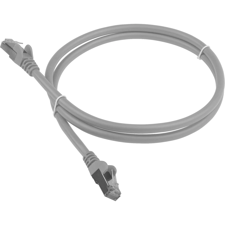 Патч-корд Lanmaster LAN-PC45/S6-1.5-GY, 1.5м