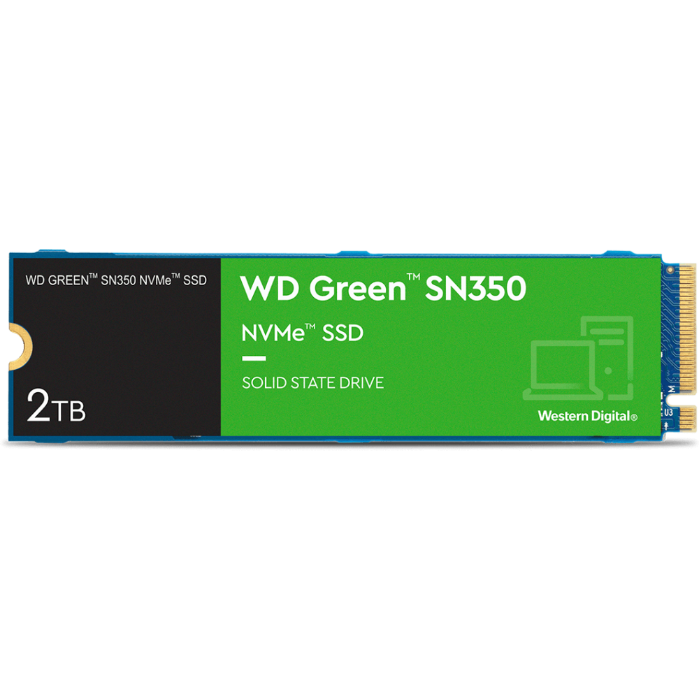 Накопитель SSD 2TB WD Green SN350 (WDS200T3G0C)