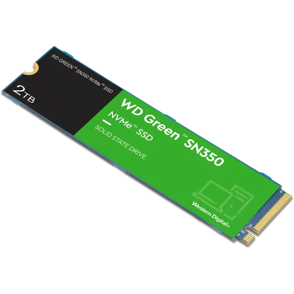 Накопитель SSD 2Tb WD Green SN350 (WDS200T3G0C) - фото 2