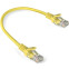 Патч-корд ExeGate UTP-RJ45-RJ45-5e-0,3M-LSZH-YL, 0.3м - EX286374RUS