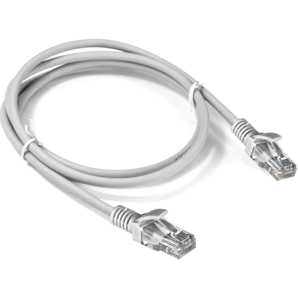 Патч-корд ExeGate UTP-RJ45-RJ45-5e-2M-LSZH-GY, 2м