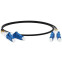 Патч-корд Hyperline FC-D2-9-LC/UR-LC/UR-H-3M-LSZH-BK, 3м