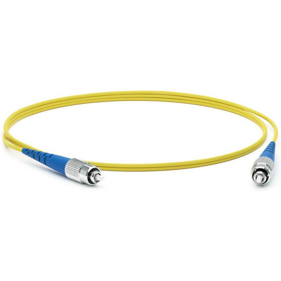 Патч-корд Hyperline FC-S2-9-FC/UR-FC/UR-H-2M-LSZH-YL, 2м