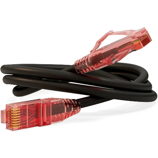 Патч-корд Hyperline PC-LPM-UTP-RJ45-RJ45-C5e-10M-LSZH-BK, 10м