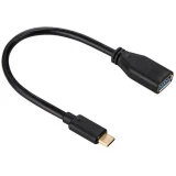 Переходник USB A (F) - USB Type-C, 0.15м, HAMA H-135712 (00135712)