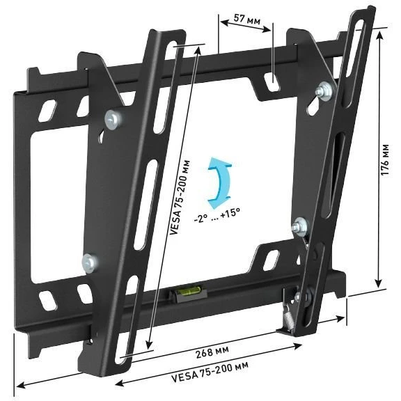 Кронштейн Holder T2627-B Black - фото 2