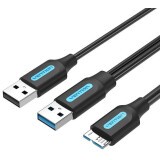 Кабель USB A (M) - microUSB 3.0 B (M)/USB, 0.5м, Vention CQPBD