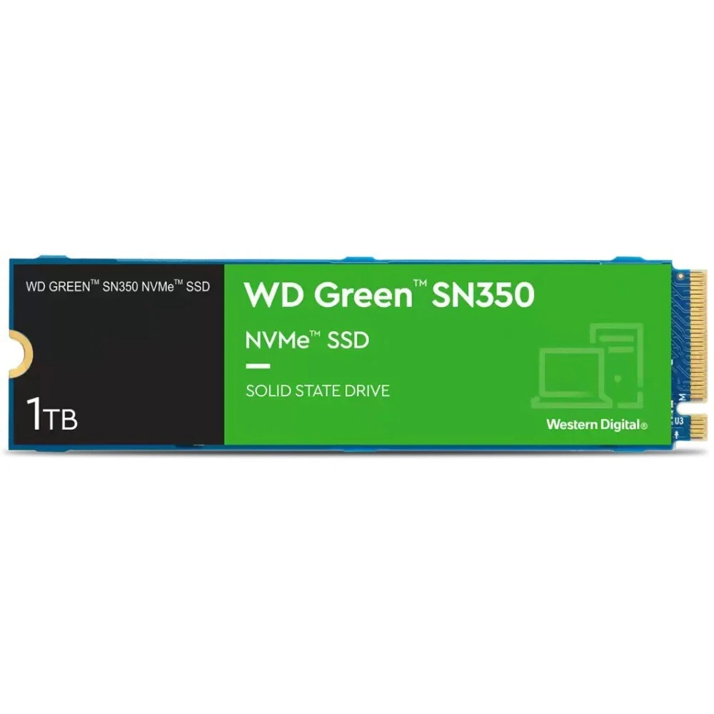 Накопитель SSD 1Tb WD Green SN350 (WDS100T3G0C)