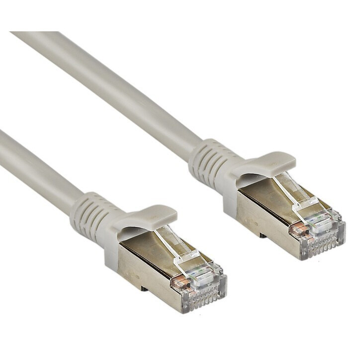 Патч-корд ExeGate FTP-RJ45-RJ45-C5e-10M-GY, 10м - EX272305RUS