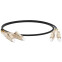 Патч-корд Hyperline FC-D2-50-LC/PR-LC/PR-H-3M-LSZH-BK, 3м
