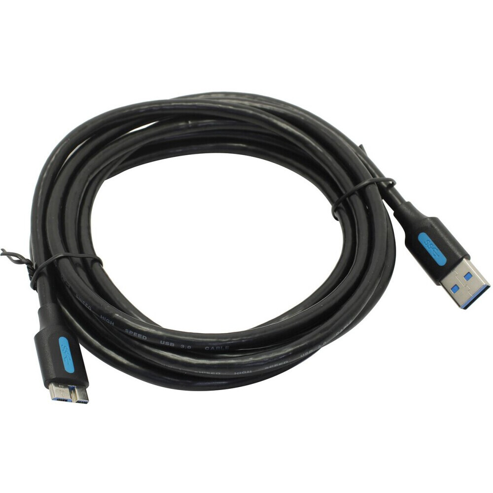 Кабель USB A (M) - microUSB 3.0 B (M), 3м, Vention COPBI