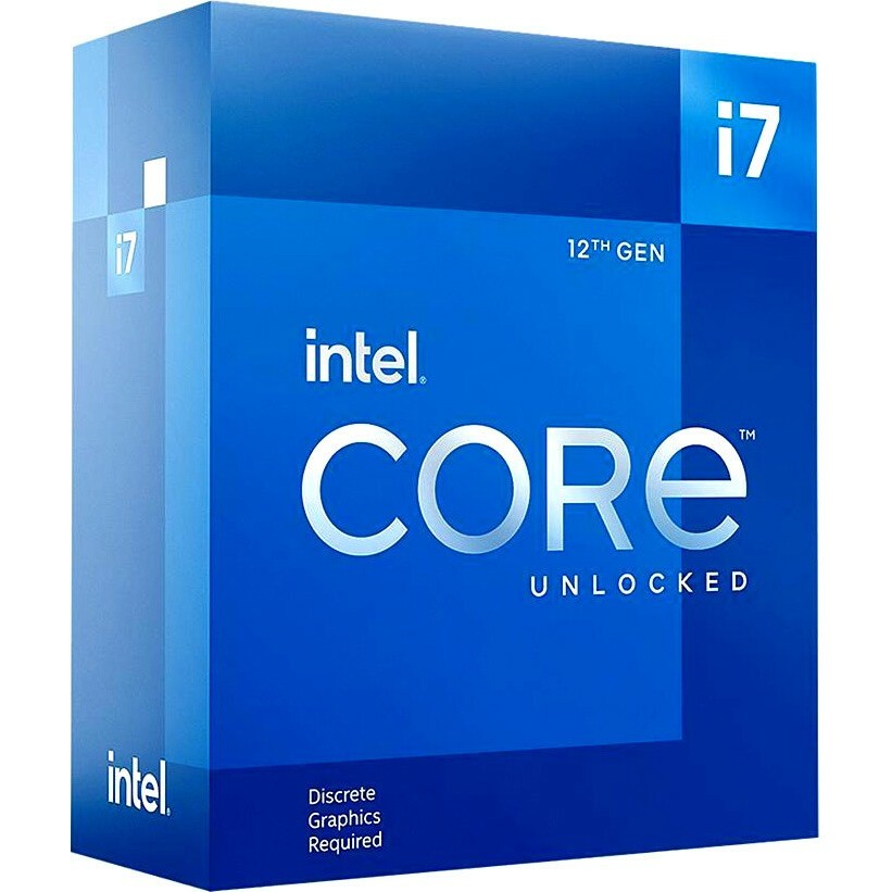 Процессор Intel Core i7 - 12700KF BOX (без кулера) - BX8071512700KF