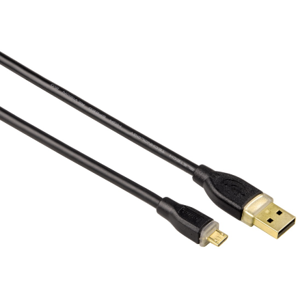 Кабель USB A (M) - microUSB B (M), 1.8м, HAMA H-78419 - 00078419