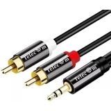 Кабель 3.5 Jack (M) - 2x RCA (M), 3м, Telecom TAV7183M-3M