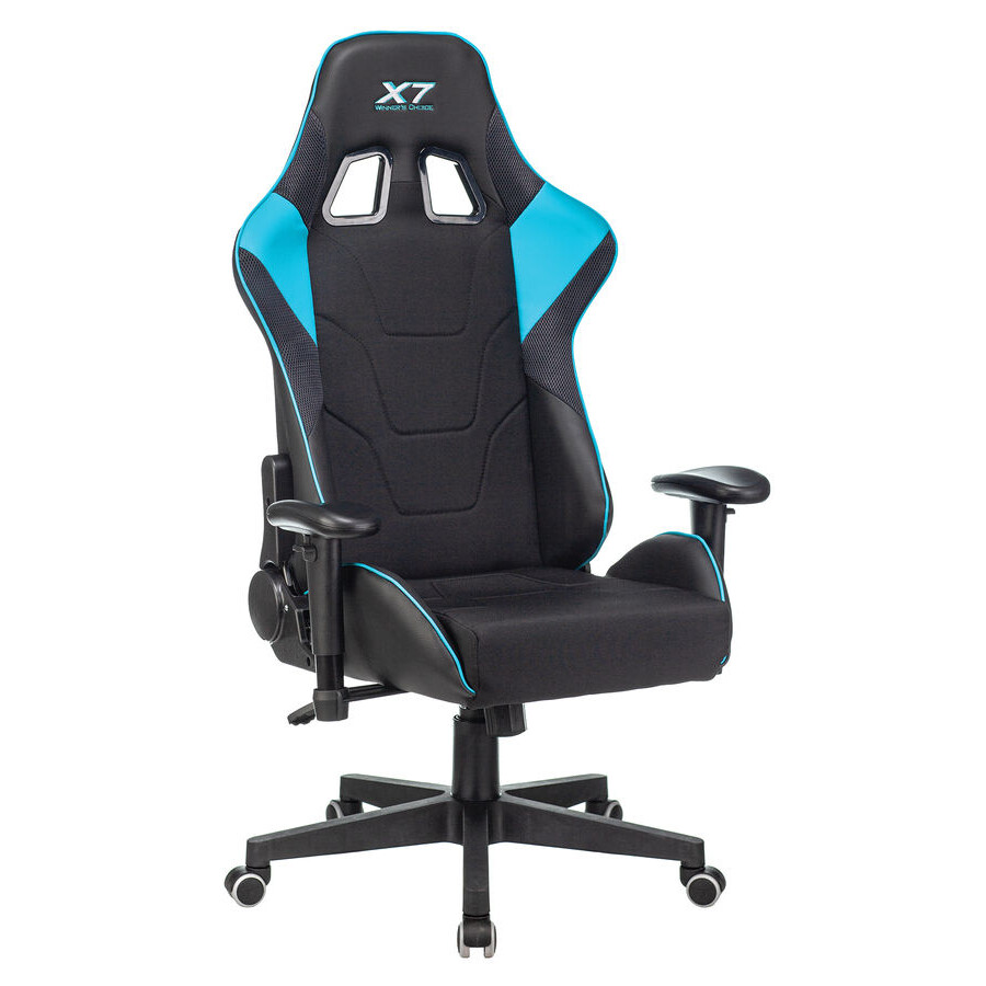 Игровое кресло A4Tech X7 GG-1100 Black/Blue - фото 6
