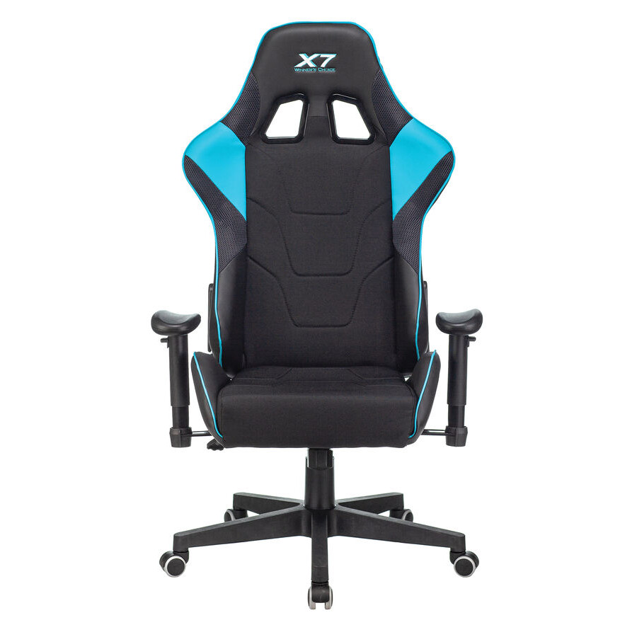 Игровое кресло A4Tech X7 GG-1100 Black/Blue - фото 7