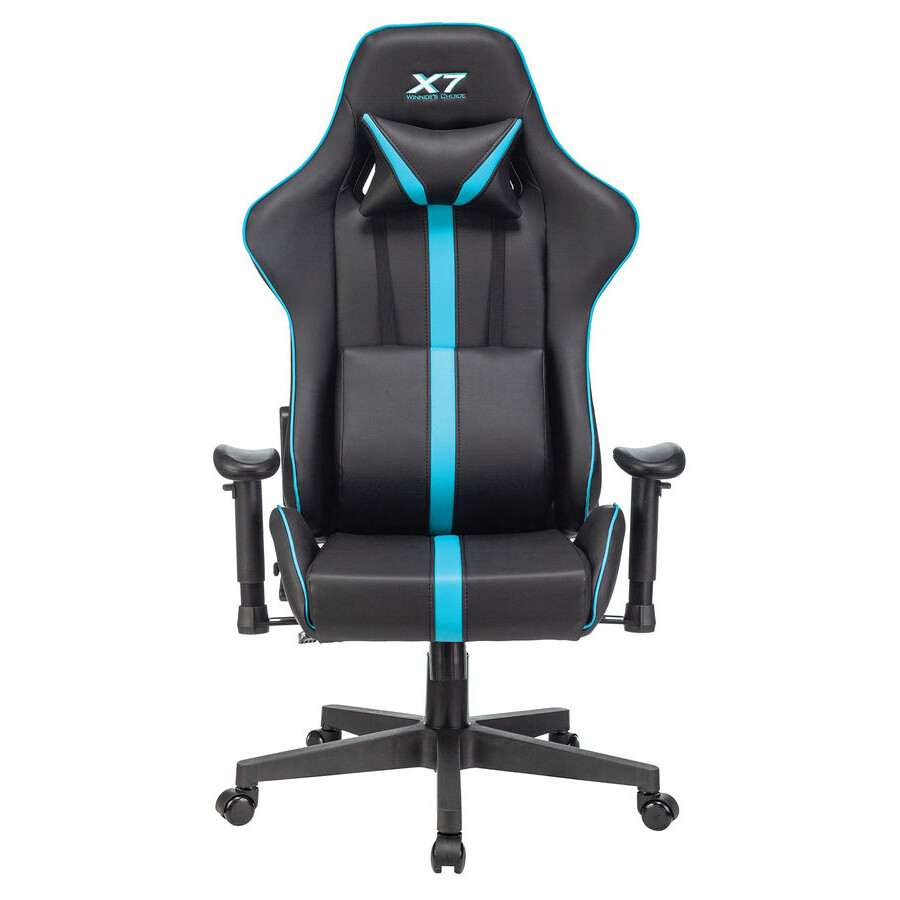 Игровое кресло A4Tech X7 GG-1200 Black/Blue - фото 2