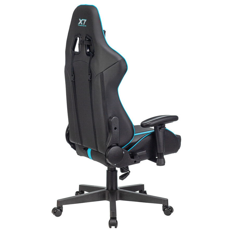 Игровое кресло A4Tech X7 GG-1200 Black/Blue - фото 6