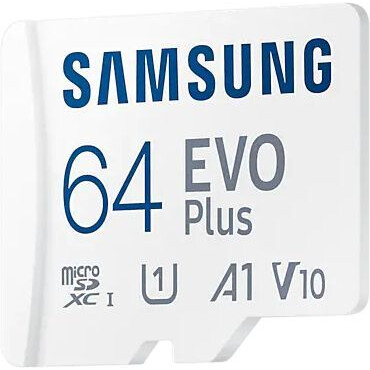 Карта памяти 64GB MicroSD Samsung EVO Plus + SD адаптер (MB-MC64KA) - фото 6