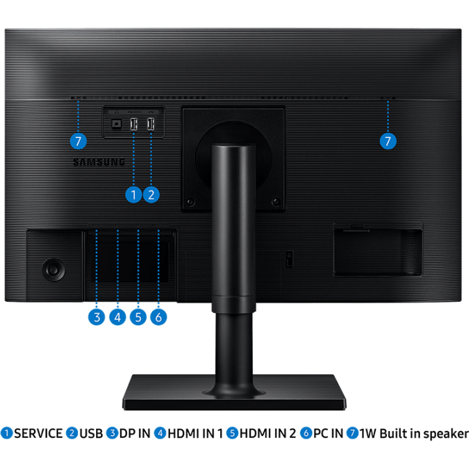 Монитор Samsung 24" F24T450FZI - LF24T450FZIXCI - фото 10