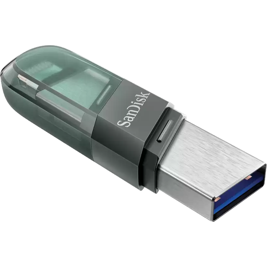 USB Flash накопитель 256Gb SanDisk iXpand Flip (SDIX90N-256G-GN6NE) - фото 3