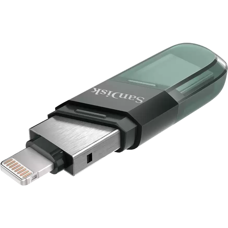 USB Flash накопитель 256Gb SanDisk iXpand Flip (SDIX90N-256G-GN6NE) - фото 4