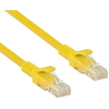 Патч-корд ExeGate UTP-RJ45-RJ45-5e-0,3M-YL (EX258664RUS)