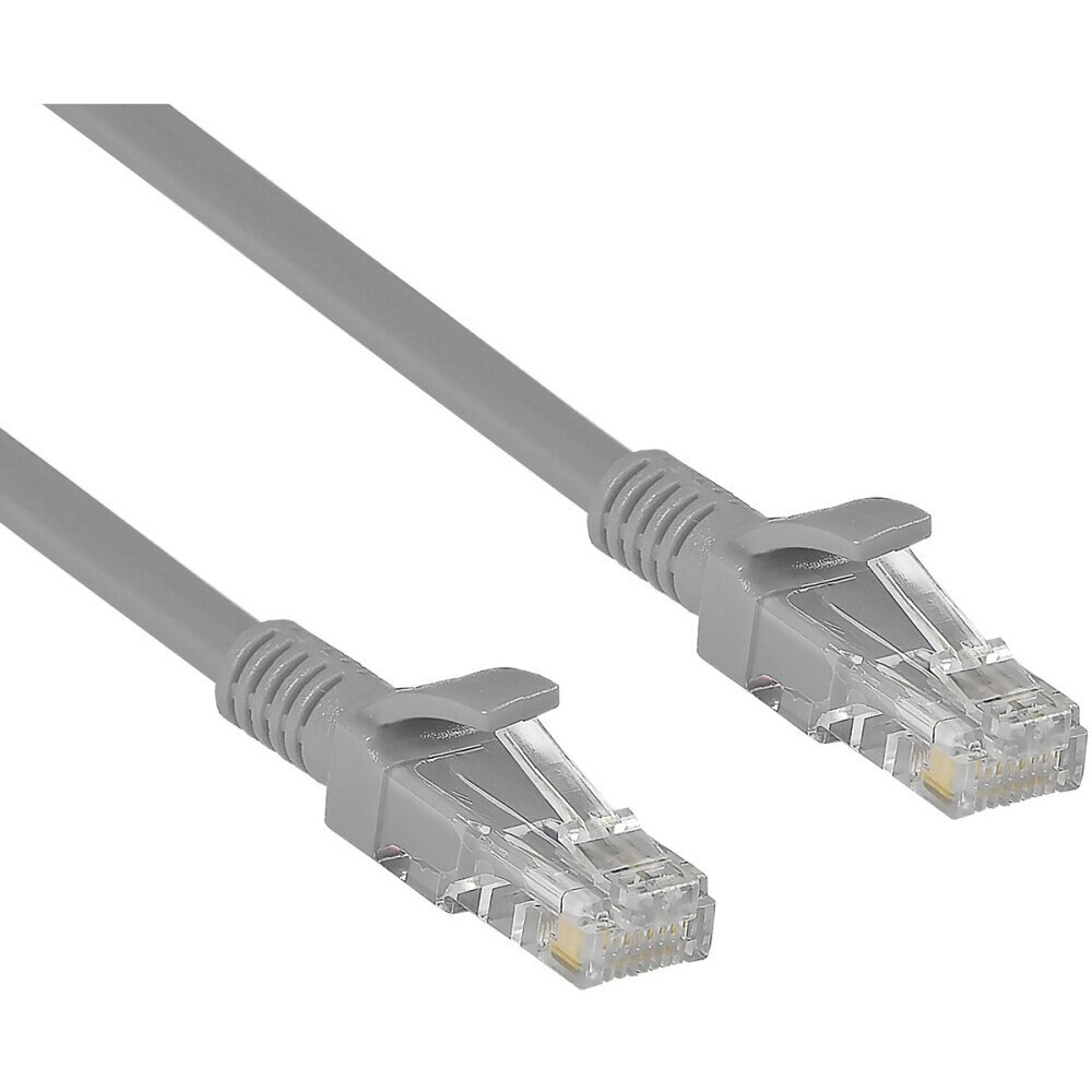 Патч-корд ExeGate UTP-RJ45-RJ45-5e-1,5M-GY, 1.5м