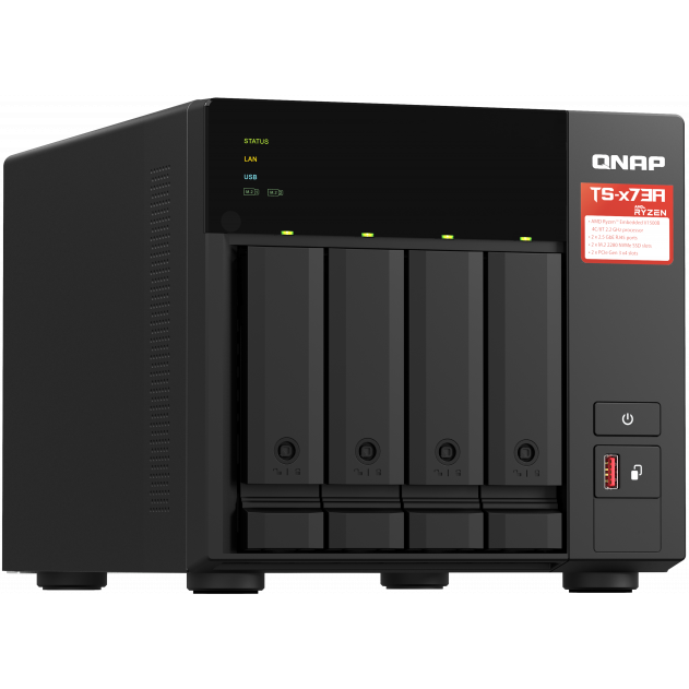 Сетевое хранилище (NAS) QNAP TS-473A-8G - фото 2